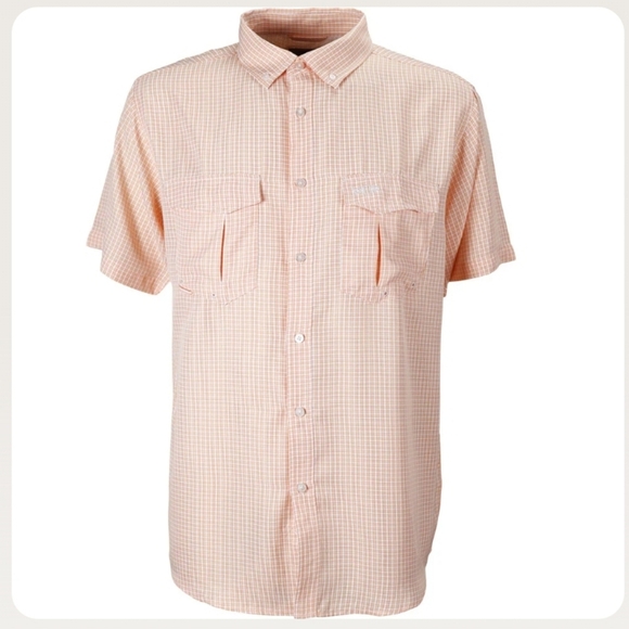 NWT American Fishing Tackle Co. Men's Checkered Short Sleeve Shirt Size Small - Picture 1 of 7